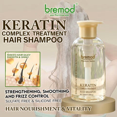 Bremod Premium Series Keratin Complex Treatment Hair Shampoo – 350ml