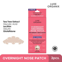Luxe Organix Blackhead Absorbing Hydrocolloid Nose Patch (Overnight) - 7 Patches (3 + 4 FREE)