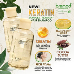 Bremod Premium Series Keratin Complex Treatment Hair Shampoo – 350ml