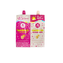 Perfect Skin Sunblock Gel Cream + Premium Tinted BB Sunblock Cream Twinpack - 30g each