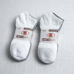 Premium Ankle-Length Socks – Pack of 6 Pairs (24–26cm, Assorted Colors)