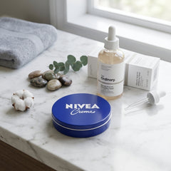 Glow & Hydrate Duo – The Ordinary Glycolic Acid 7% Toner + NIVEA Creme Combo