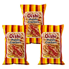 Oishi Prawn Crackers – 60g (3pcs Combo)