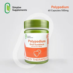 Simplee Supplements Polypodium Oral Sunblock 500mg – 60 Capsules