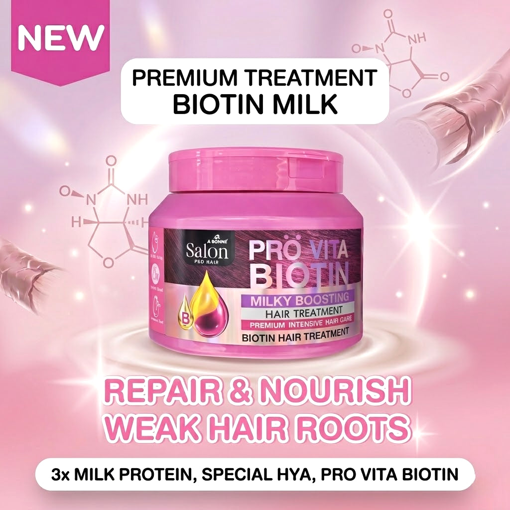 A Bonne Salon Pro Vita Biotin Milky Boosting Hair Treatment – 450g