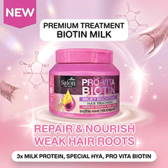 A Bonne Salon Pro Vita Biotin Milky Boosting Hair Treatment – 450g