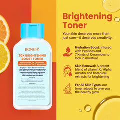 Bonita 20X Brightening Boost Toner – 125ml
