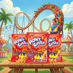 Roller Coaster Potato Rings – Barbecue Flavor (85g) | 3pcs Combo
