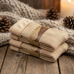 Premium Winter Thermal Socks – 6 Pairs (Solid Colors)