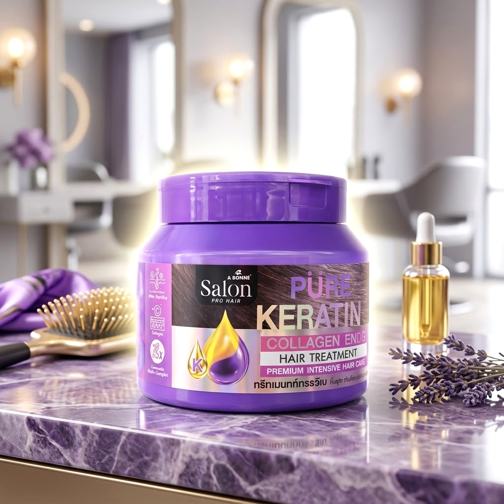 A Bonne Salon Pro Pure Keratin Collagen Filler Hair Treatment – 450g