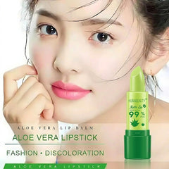 Huxiabeauty Matte Lip Velvet Lipstick – 99% Pure Aloe Vera Color-Changing Lipstick
