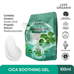 Luxe Organix Cica Soothing Gel – 100ml