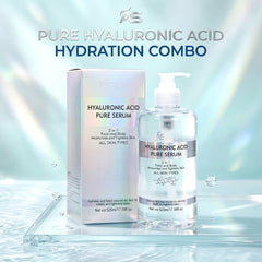 Ashley Shine Hyaluronic Acid Pure Serum 2-in-1 Face & Body Duo – 520ml x 2