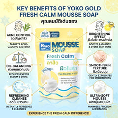 Yoko Gold Mousse Soap Fresh Calm – 100g