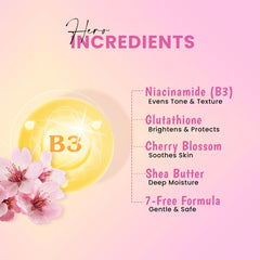 Cathy Doll Niacinamide Vitamin B3 Glutathione Body Lotion – 450ml (Bright Sakura)