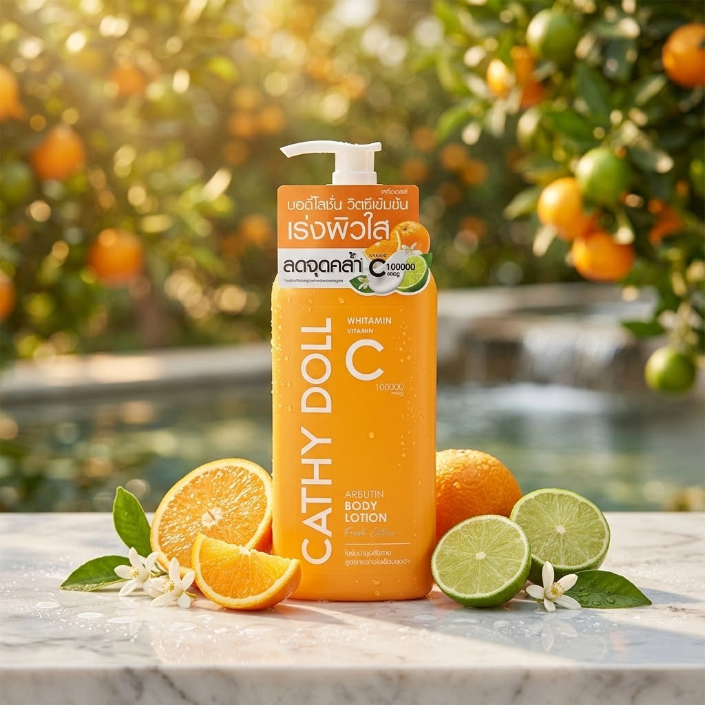 Cathy Doll Vitamin C Arbutin Body Lotion – 450ml (Fresh Citrus)