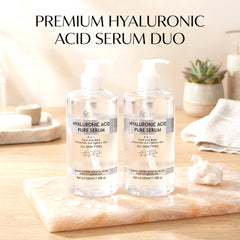 Ashley Shine Hyaluronic Acid Pure Serum 2-in-1 Face & Body Duo – 520ml x 2