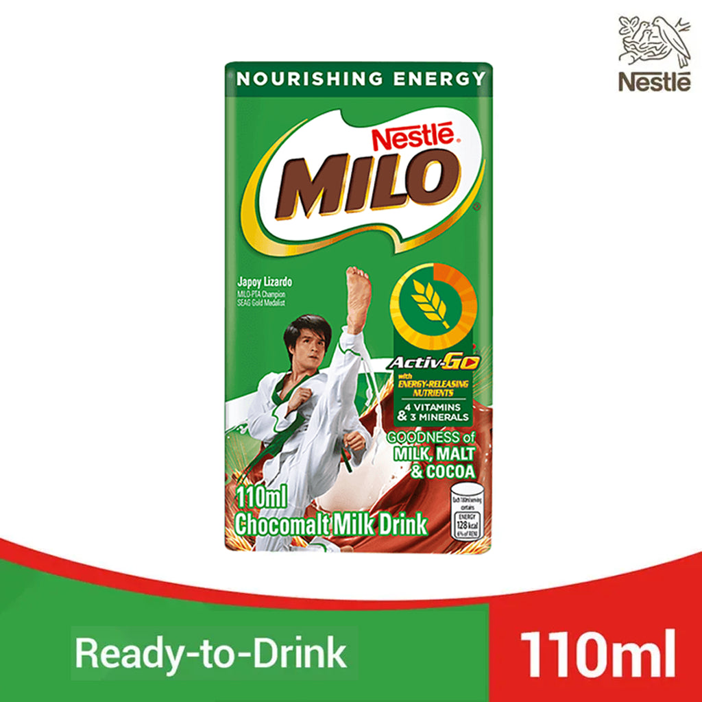 Nestlé MILO Activ-Go Chocomalt Milk Drink – 110ml (Ready-to-Drink)