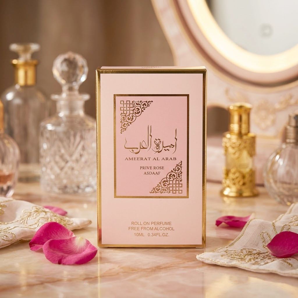 Ameerat Al Arab Prive Rose Roll-On Perfume Oil - 10ml