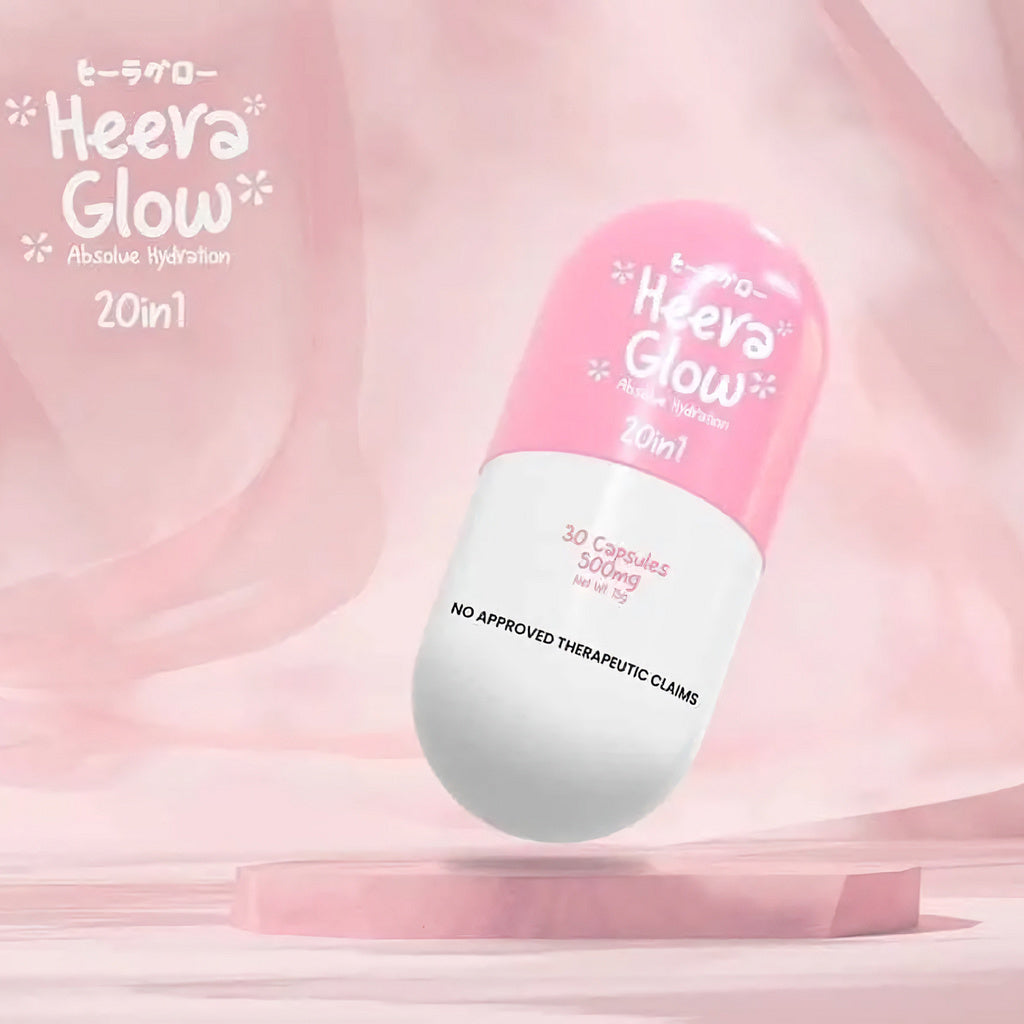 Heera Glow 20-in-1 Absolute Hydration Capsules (500mg) – 60 Capsules 50% OFF