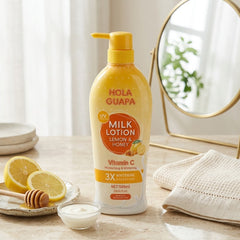 Hola Guapa Milk Lotion Lemon & Honey + 3X Vitamin C – 500ml
