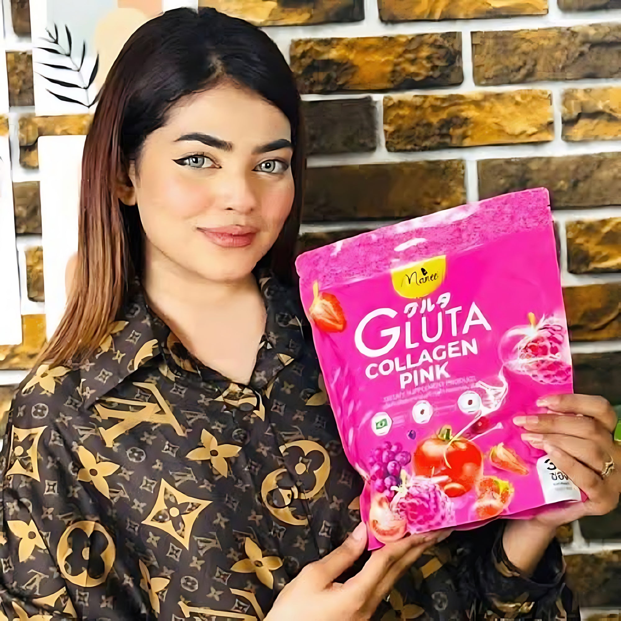 Manee Gluta Collagen Pink – 30 Sachets × 10g Each