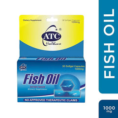 ATC Fish Oil 1000mg Softgel Capsules – 30 Softgels