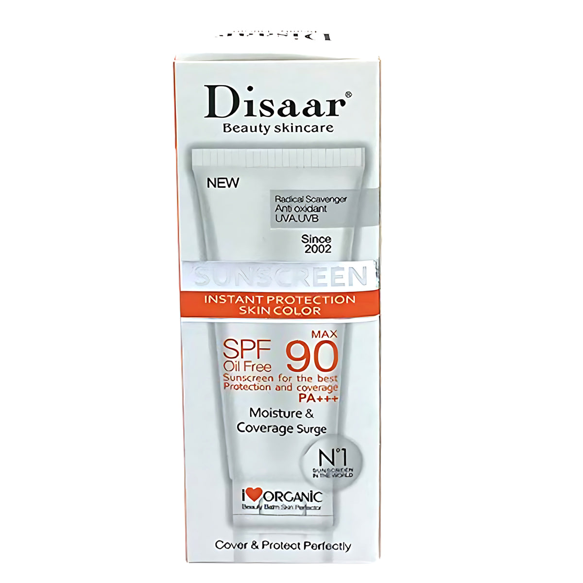 Disaar SPF90 PA+++ Non-Greasy Antioxidant Sunscreen – 40g