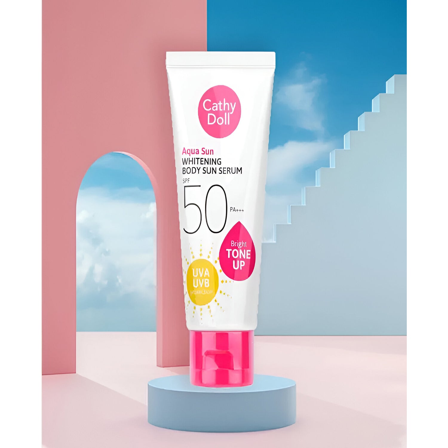 Cathy Doll Aqua Sun Whitening Body Sun Serum SPF50/PA+++ - 138g