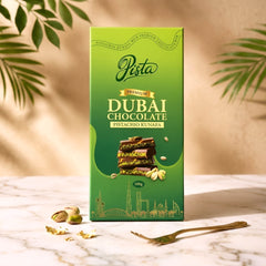 Pista Premium Dubai Chocolate Bar with Pistachio Kunafa Filling – 100g