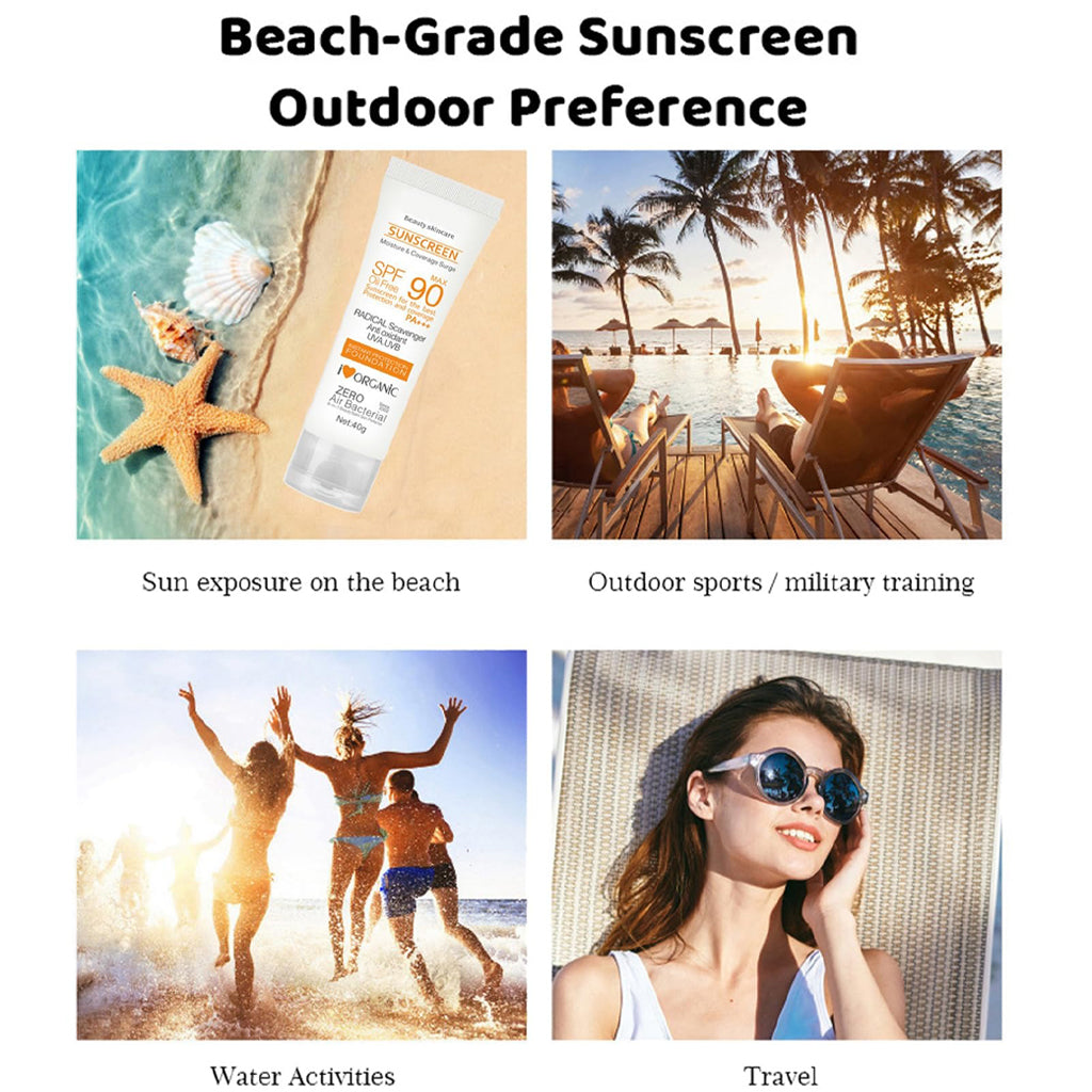Disaar SPF90 PA+++ Non-Greasy Antioxidant Sunscreen – 40g