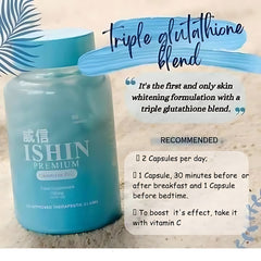 ISHIN Premium Glutathione Plus 700mg – 60 Capsules