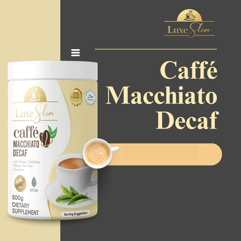 Luxe Beauty Caffe Macchiato Decaf Jar –  500g