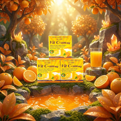 Acorbic Vit C – 1000mg Mix Powder Drink 12g x 10 Sachets - (3 Pcs Combo)