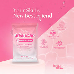 Heera Skin Hera Soap – Bakuchiol Face & Body Soap (80g)