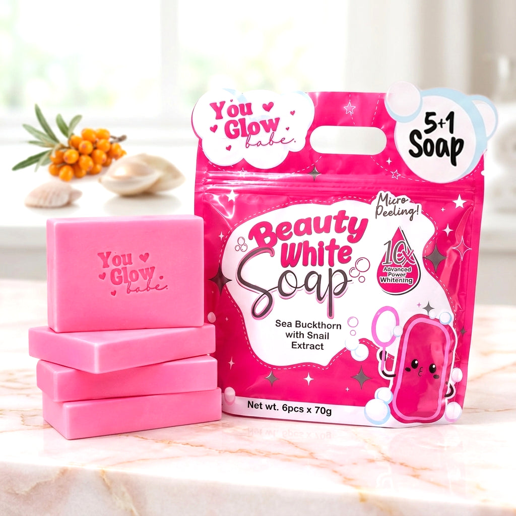 You Glow Babe Beauty White Soap - 70g x 6 (5 +1) Pack