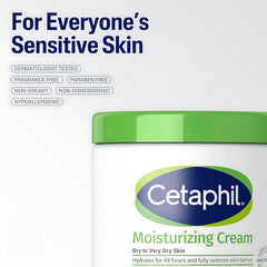Cetaphil Moisturizing Cream for Face & Body - 453g