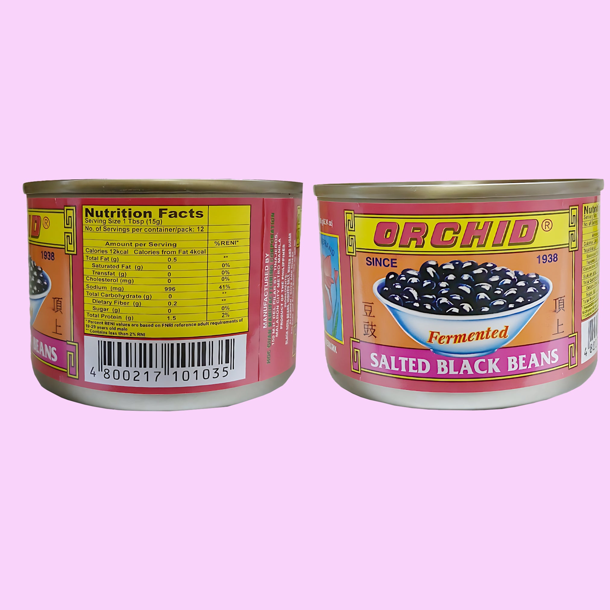Orchid Fermented Salted Black Beans – 180g × 3 Combo Offer