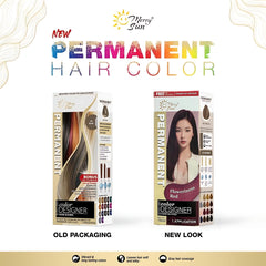 MerrySun Permanent Hair Color – Floweriness Red (Complete Coloring Kit, 130ml)
