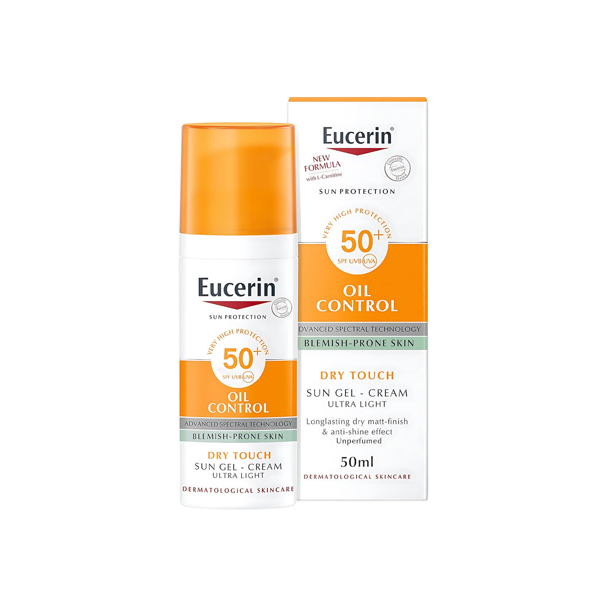 Eucerin Oil Control Sun Gel-Cream Dry Touch SPF50+ (50ml)