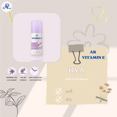 AR Vitamin E Soft & Dry HYA Roll On Sensitive Care Deodorant -  60ml