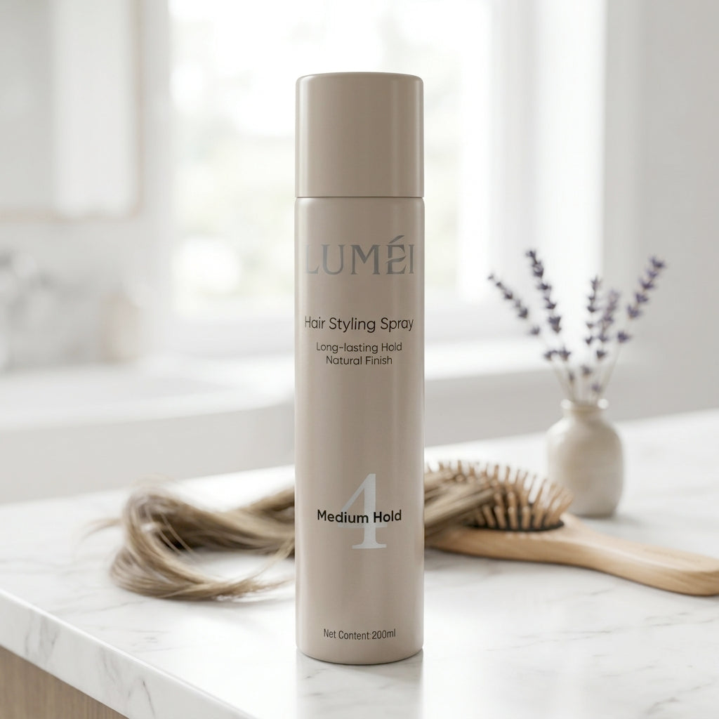 Lumei Hair Styling Spray Long Lasting Hold – Medium Hold 4, Natural Finish – 200ml