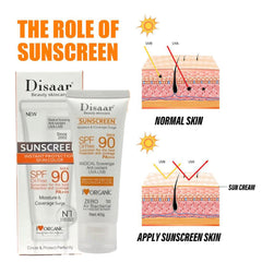 Disaar SPF90 PA+++ Non-Greasy Antioxidant Sunscreen – 40g