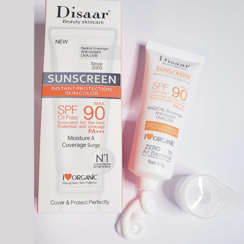 Disaar SPF90 PA+++ Non-Greasy Antioxidant Sunscreen – 40g