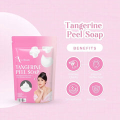 S&J Beauty Tangerine Peel Soap - 70g x 5 Bars (350g Total)