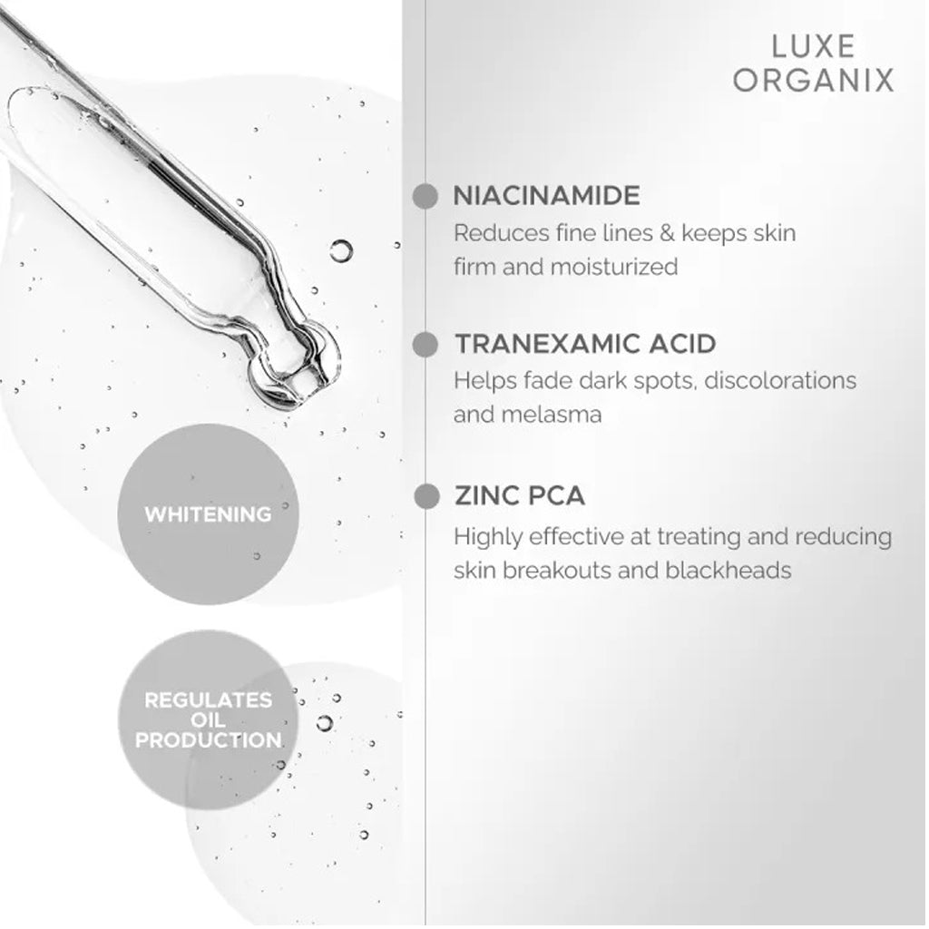 Luxe Organix Whitening Repair Ultra Light Glow Serum – 30ml