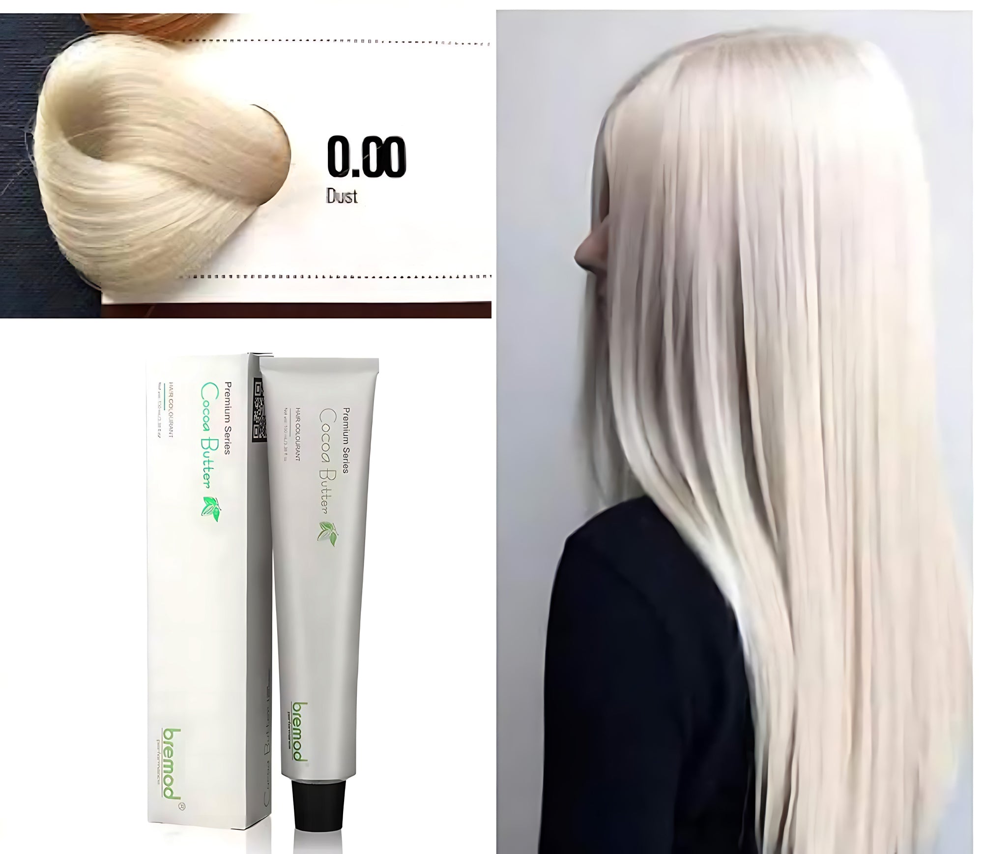Bremod Performance Premium Series Cocoa Butter 0.00 Dust  Hair Color – 100ml