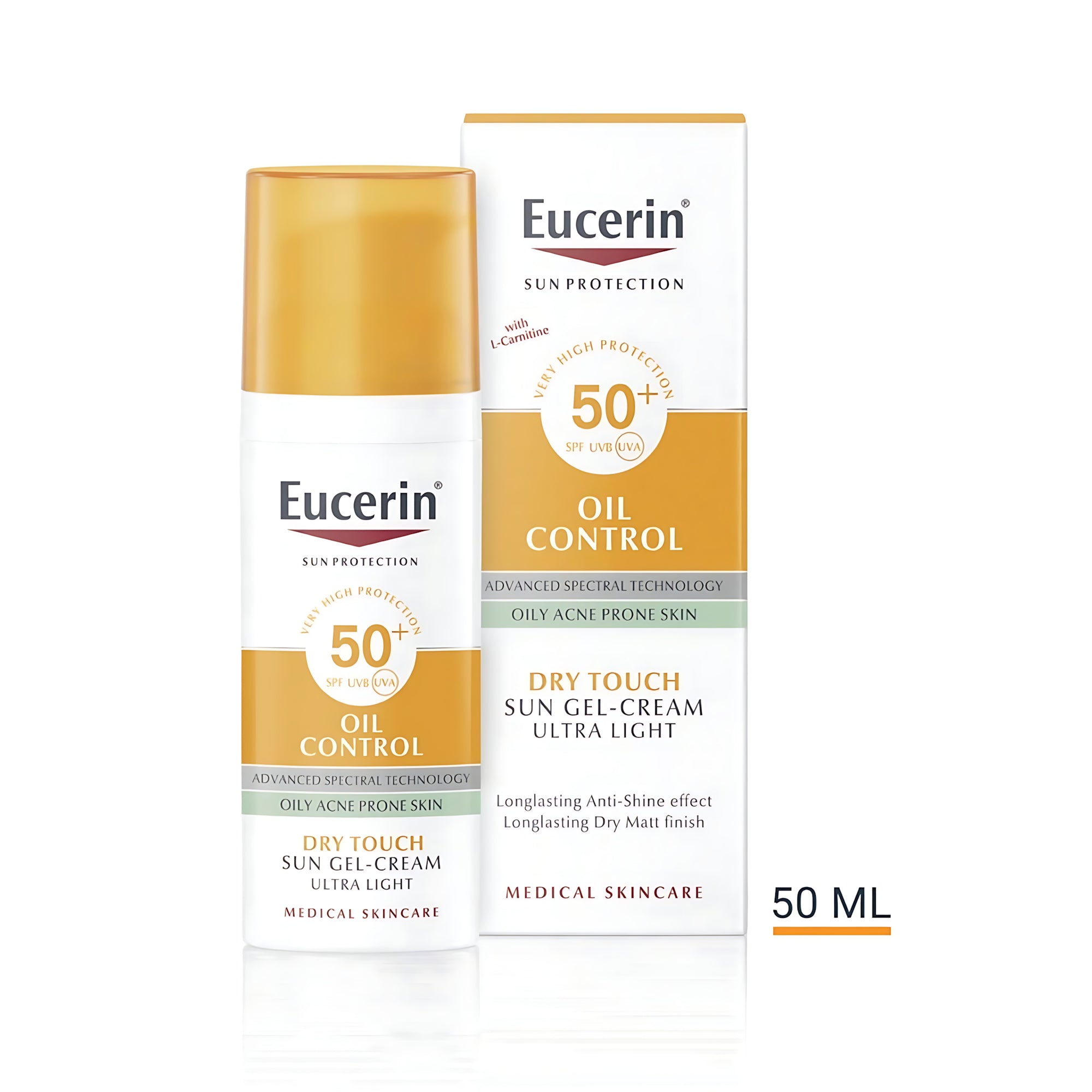 Eucerin Oil Control Sun Gel-Cream Dry Touch SPF50+ (50ml)