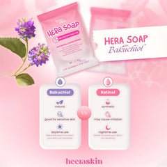 Heera Skin Hera Soap – Bakuchiol Face & Body Soap (80g)