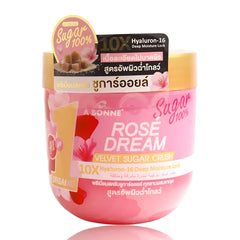 A Bonne Rose Dream Velvet Sugar Crush – Premium Moisture-Lock Body Scrub (600g)